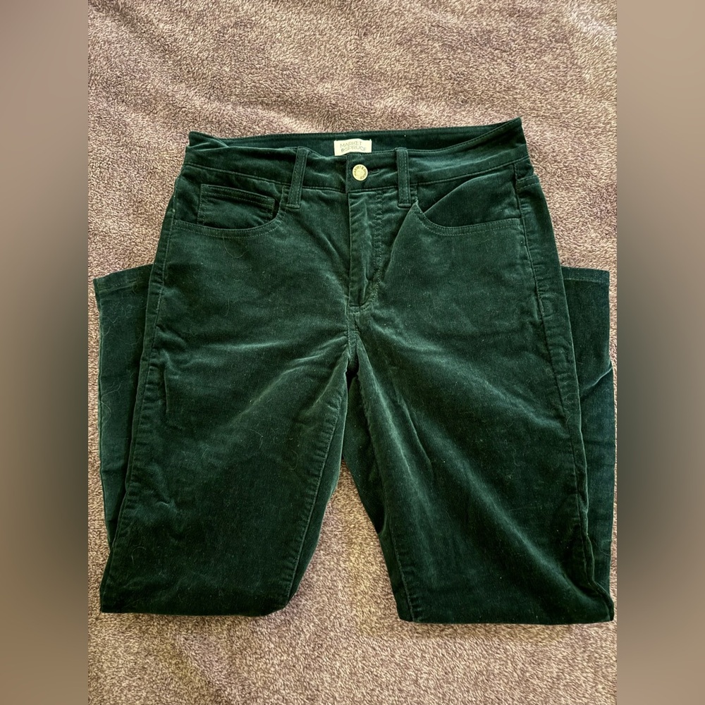 Market & Spruce Velour Jeans